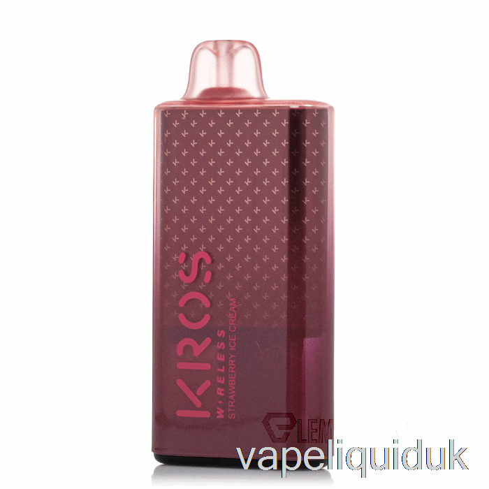 Kros Wireless 9000 Disposable Strawberry Ice Cream Vape Juice